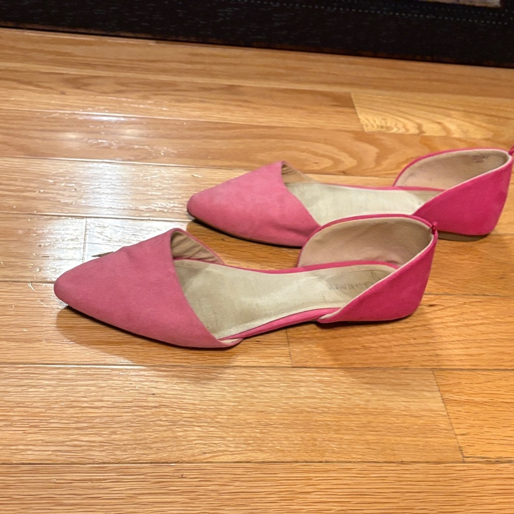 Old Navy Women's Pink D'Orsay Flats - Picture 2 of 4